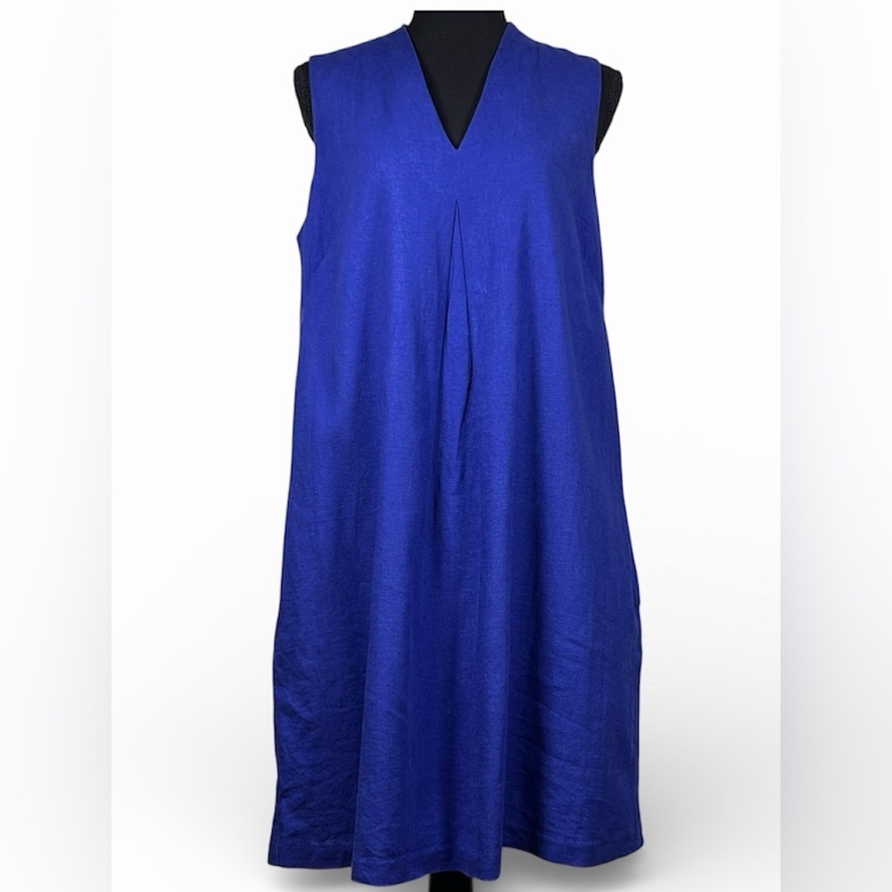 Tommy Bahama Royal Blue V-Neck Sleeveless Dress